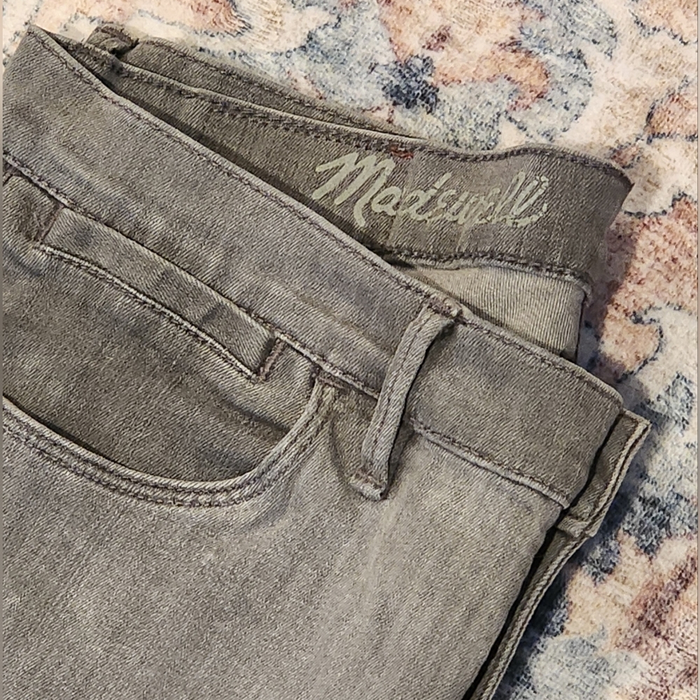 Madewell Skinny Skinny Ankle Jeans Thundercloud Gray Size 29 - Picture 2 of 13